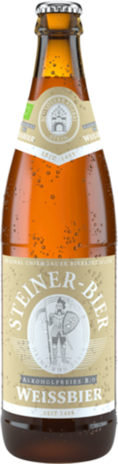 Пиво Штайнер Безалкогольное Био Вайссбир / Steiner Alkoholfreies Bio Weissbier 0.5 - стекло