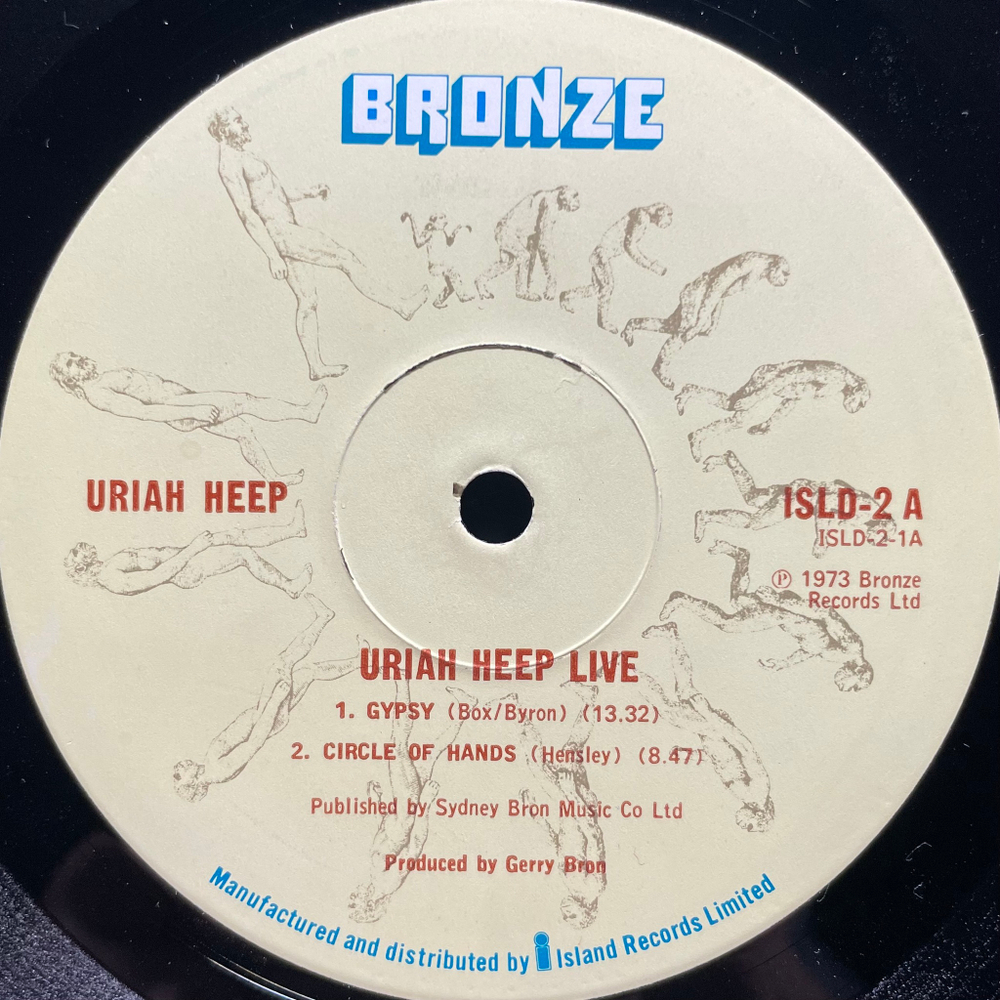 Uriah Heep - Uriah Heep Live 2LP (Англия 1973г.)
