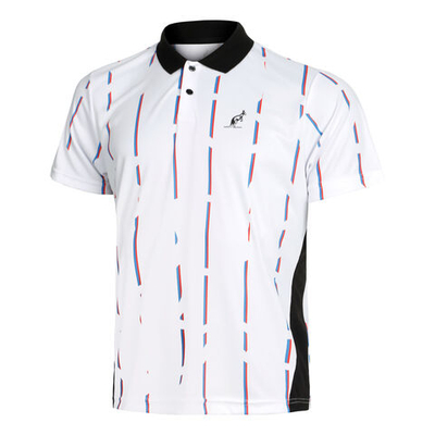 Мужское теннисное поло Australian Stripe In Ace Polo Men - White