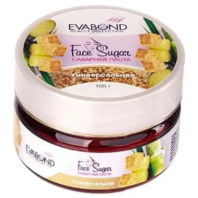 EVABOND Face Sugar, Сахарная паста для лица Универсальная, 105 гр.