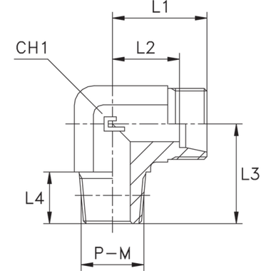 Штуцер FC90 DL42 NPT 1.1/2 (корпус)