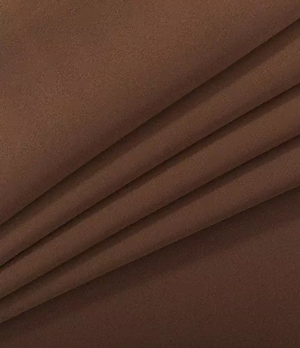 Ткань "Блэкаут" коричневый