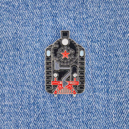 Значок паровоз Л