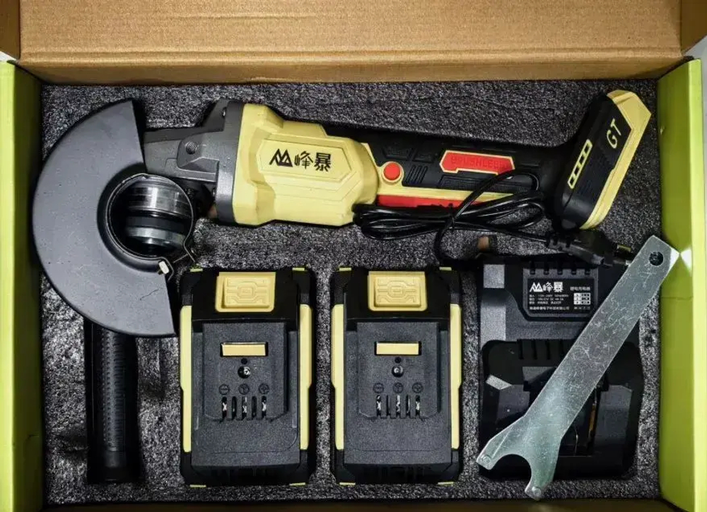 Угловая шлифмашина Fengbao 5230, с 2 АКБ по 6.0Ач