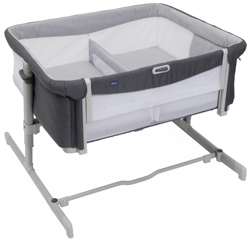 Детская кроватка Chicco Next2Me Twin Magnet Grey