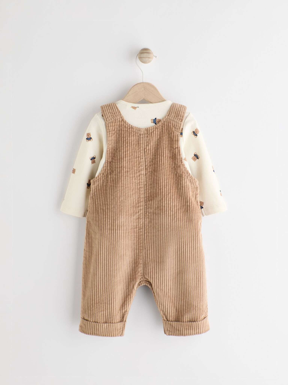 Комбинезон и боди в комплекте для малышей Next N22-236, Бежевый, Кремовый