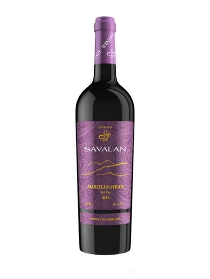 Şərab &quot;Savalan&quot; Marselan-Syrah 750 ml
