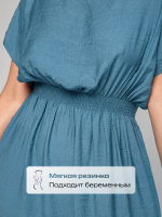 Платье женское летнее длинное из вискозы (повседневное, пляжное, городское)