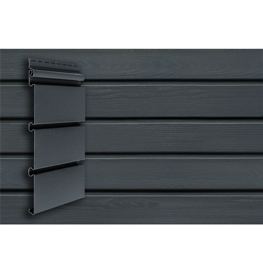 Сайдинг Grand Line Архитектурный Планкен ACRYL Графит