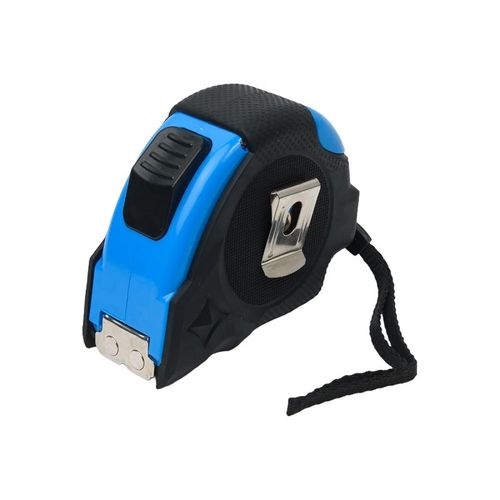 Рулетка 10 м 25 мм обрезиненный корпус, автостоп VERTEXTOOLS