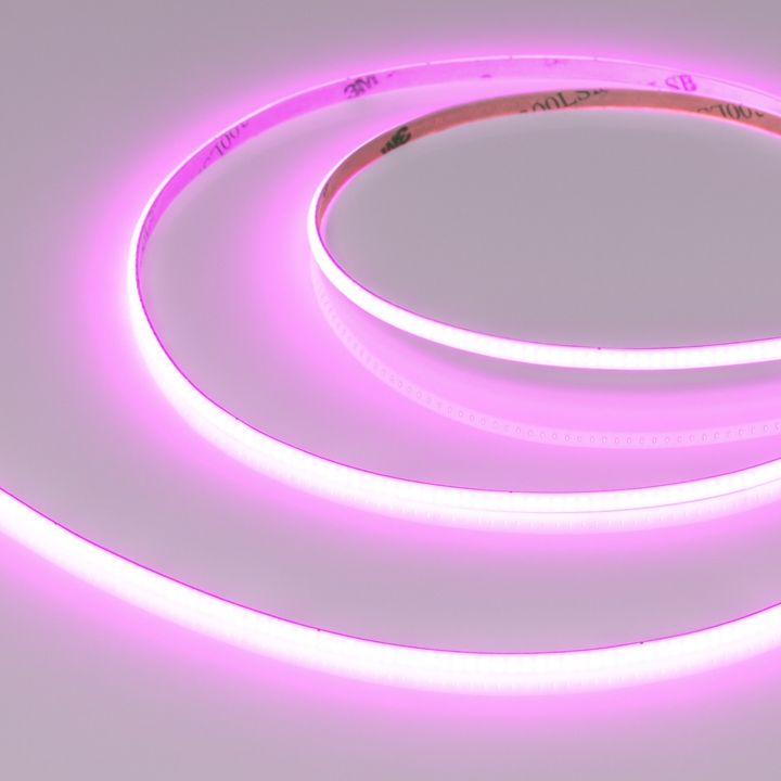 Светодиодная лента COB-X480-4mm 24V Magenta (4 W/m, IP20, 5m) Arlight 046914