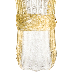 820629 Бра ZUCCHE 2х40W G9 БЕЛЫЙ/ЯНТАРЬ