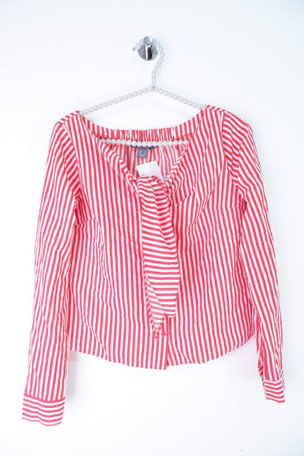 Блузка Primark в полоску, маркировка 34, визуально 40 размер