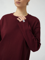 Платье свободного кроя из кашкорсе