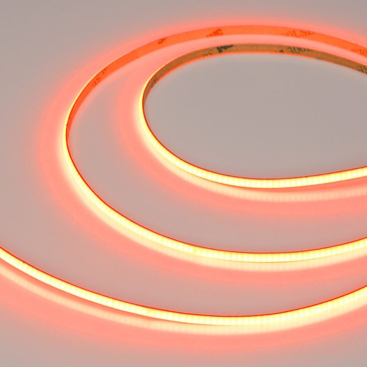 Светодиодная лента COB-X480-4mm 24V Orange (4 W/m, IP20, 5m) Arlight 046909