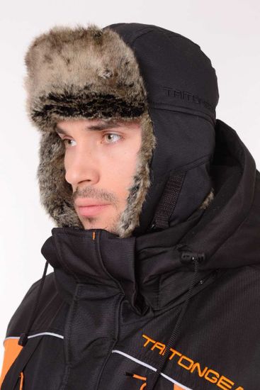 Шапка-ушанка "Winter storm" (чёрн)