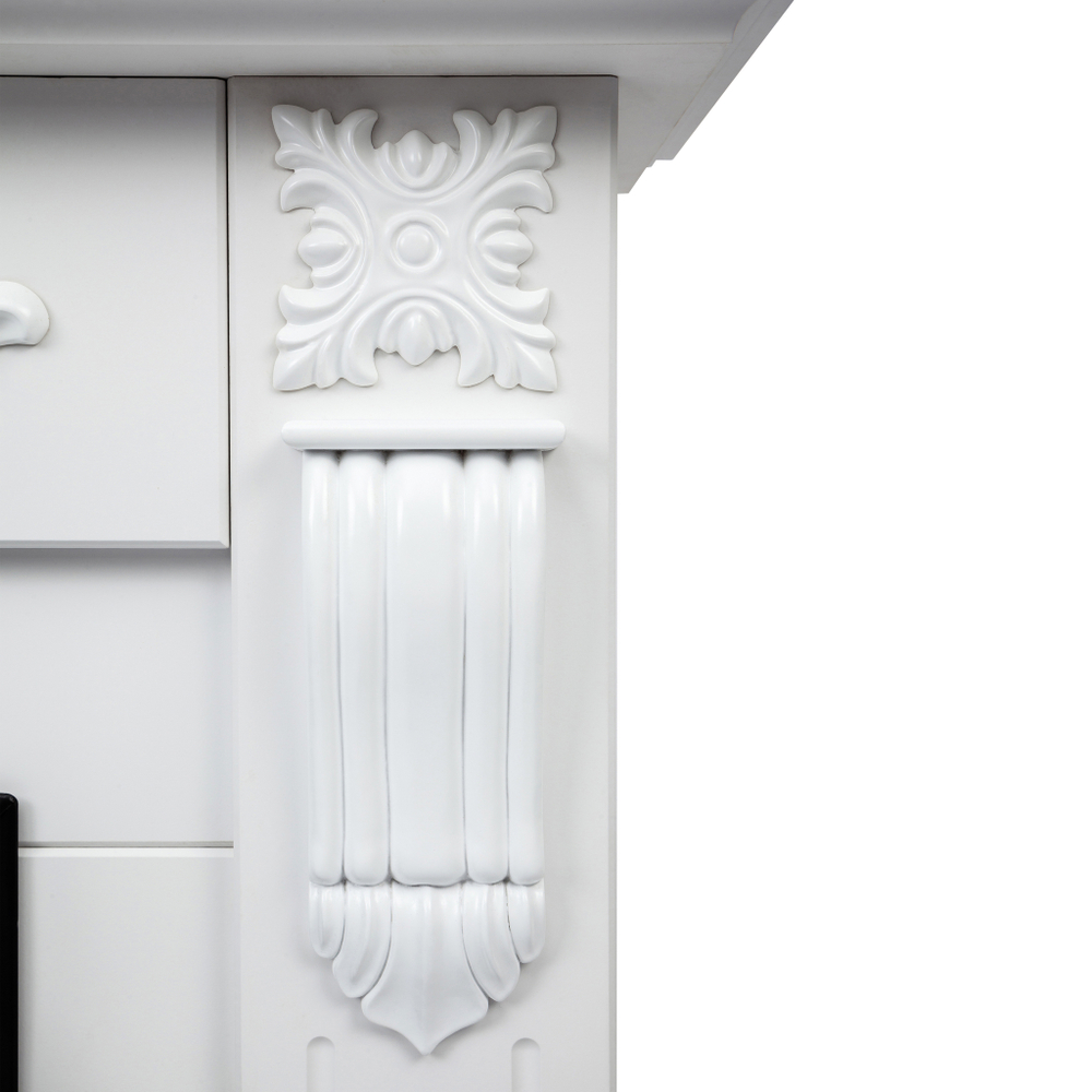 Каминокомплект Real Flame Dominica WT с очагом 3D Olympic