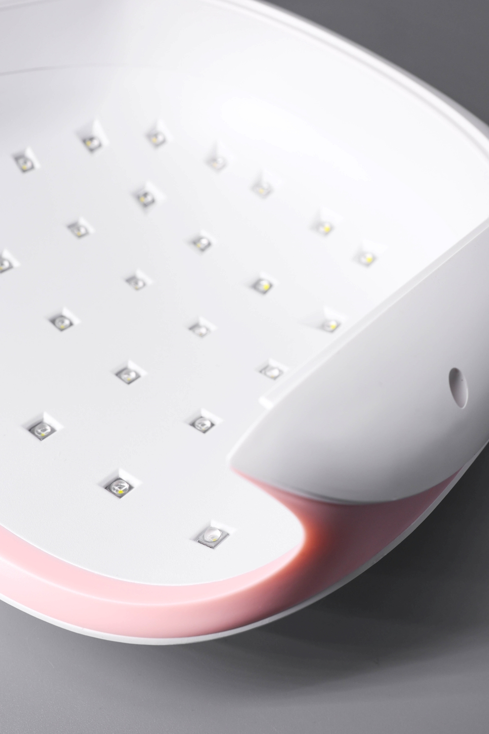 Лампа УФ SUN-4S для сушки ногтей с кварцевыми диодами розовая