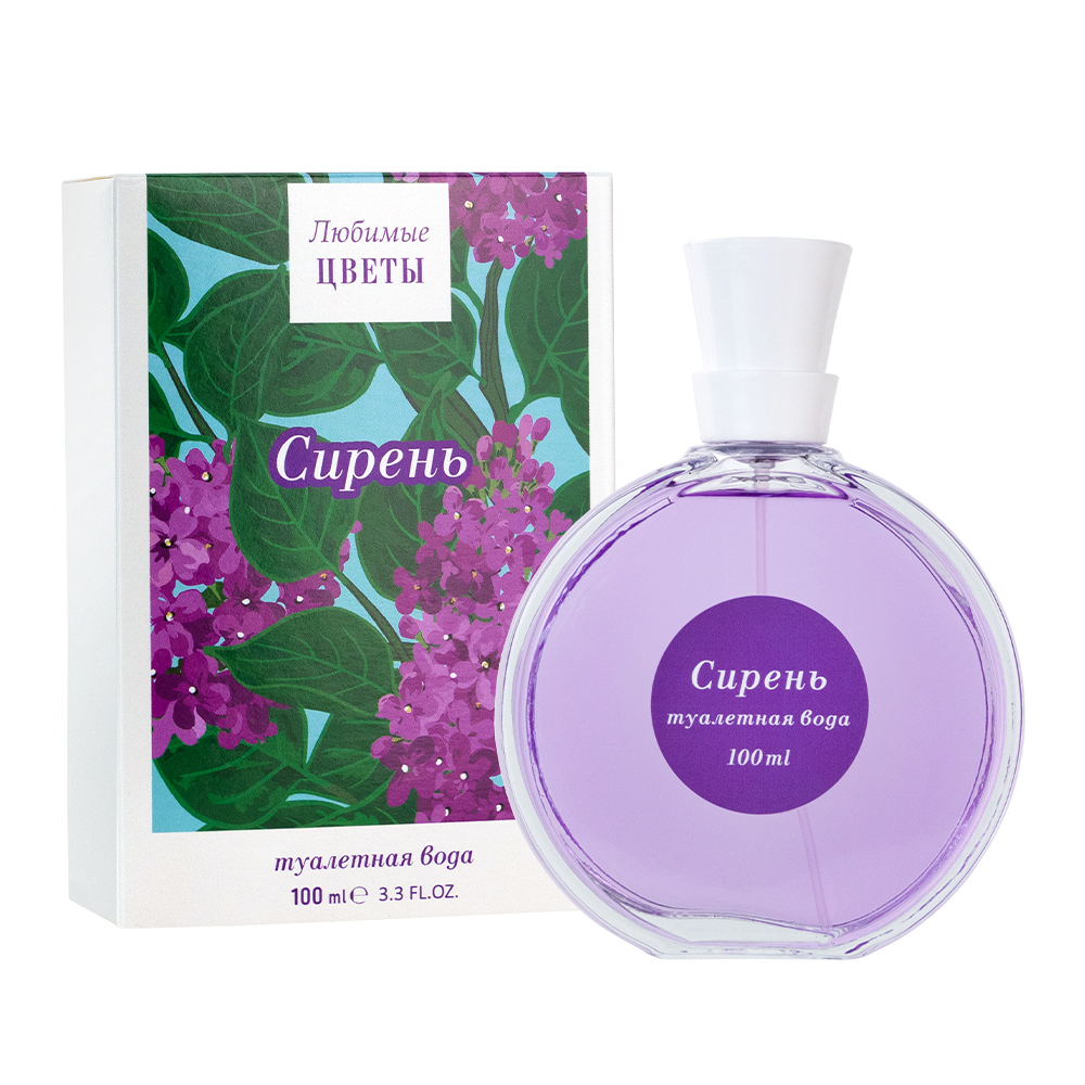Вода туалетная Любимые цветы Сирень - 100ml for women