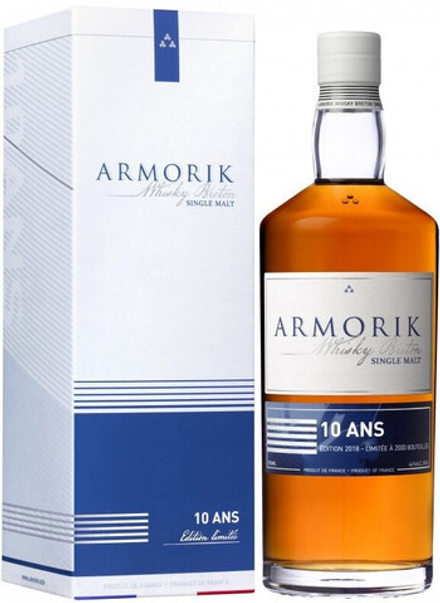 Виски Armorik 10 Ans gift box, 0.7 л.