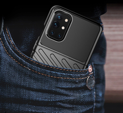Чехол противоударный для смартфона OnePlus 9R, серия Onyx (высокие защитные свойства) от Caseport