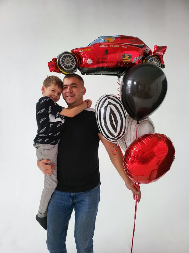 "Скорость и ветер" (набор из 5 шаров) №2146