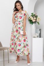 Платье "Кейтлин" (пионы) П6050 LT Collection (Акция)