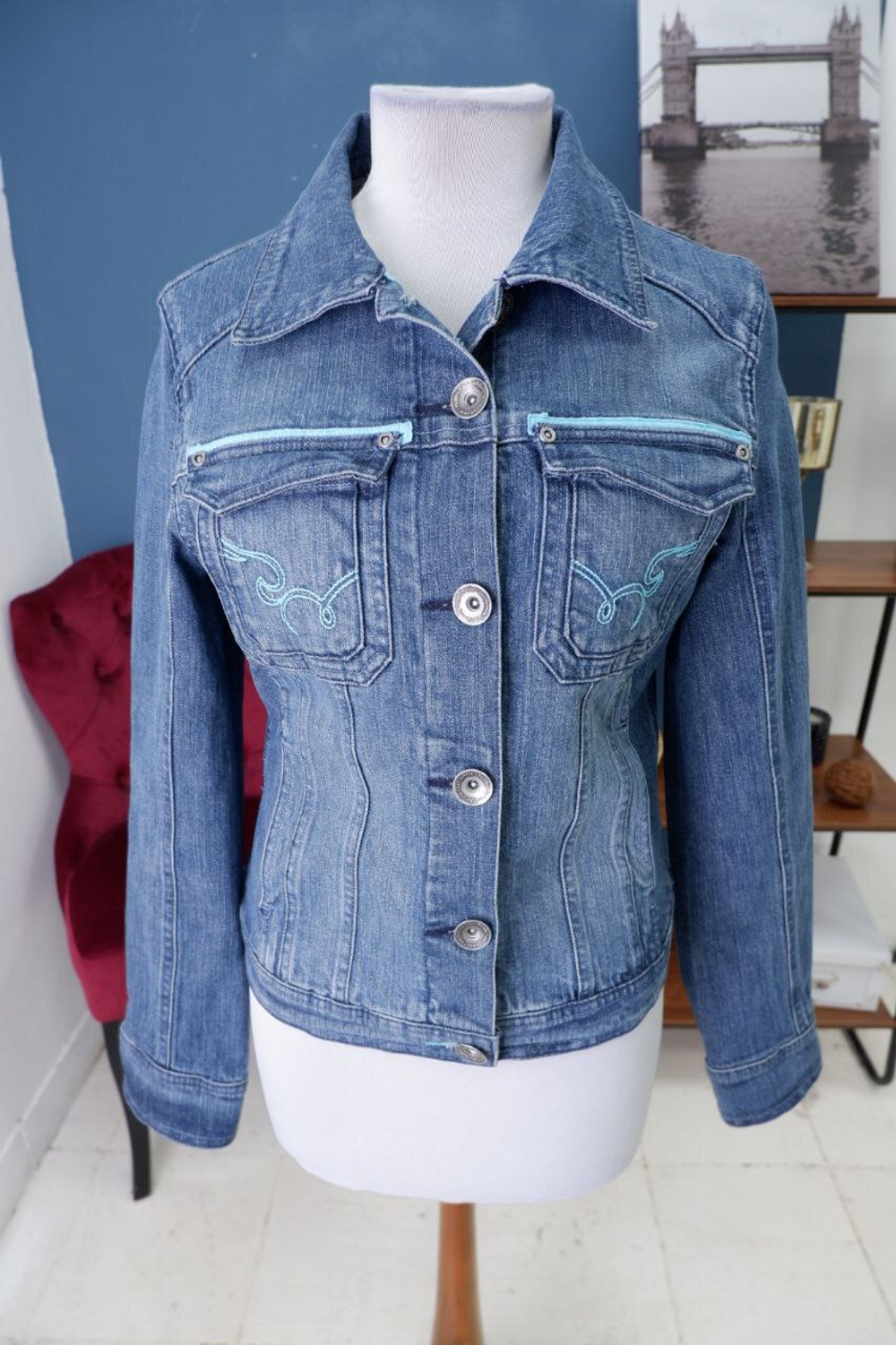 Жакет TCM джинсовый 42-44 размер