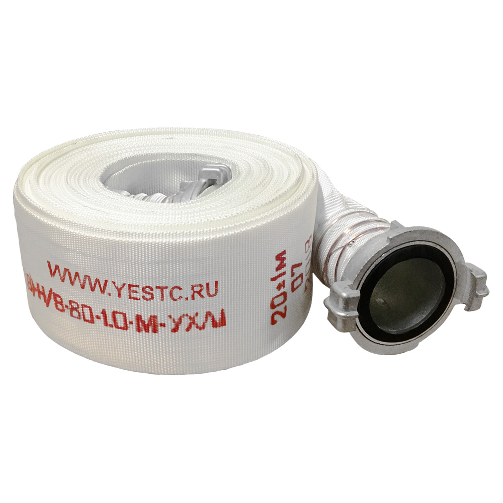 Рукав пожарный 80мм «Классик» для ПК 1.0Мпа в сборе с головками ГР-80 А (20 метров)