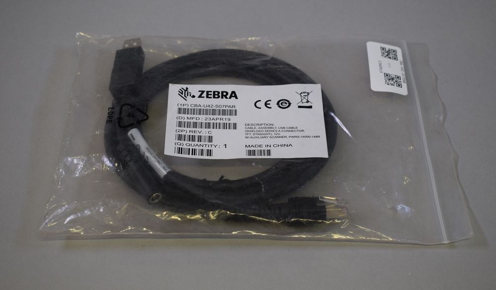 ZEBRA TECHNOLOGIES CBA-U42-S07PAR