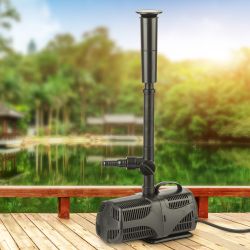 GANF01-02 GREEN APPLE насос для фонтана с насадками.Мощность 35 W Производительность 2000 л/ч Max. П