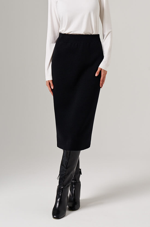 4865 Юбка женская (черный)