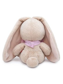 Мягкая игрушка Зайка Ми в банте с подвесками 15 см