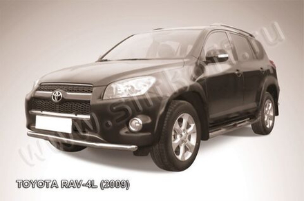 Защита переднего бампера (нержавейка) Toyota Rav-4 L (2005-2010) d57