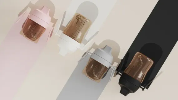 Поильник Heorshe Черный 300 мл