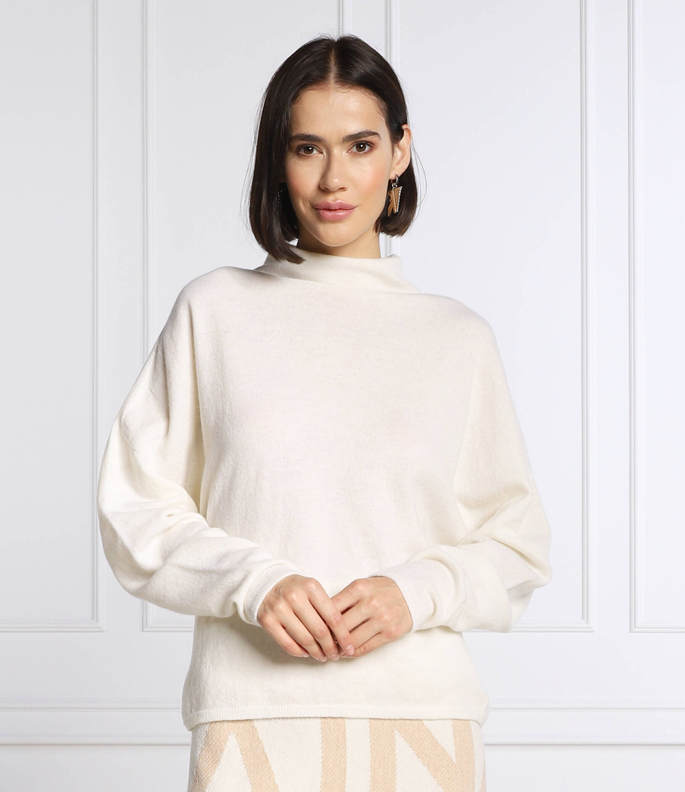 Хлопковый свитер Liviana Conti - белый(F2WB49)