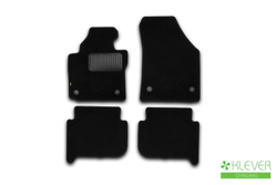 Коврики в салон Klever Standard VOLKSWAGEN Touran АКПП 2006-2010, 2010-2015, минивэн, 4 шт. (текстиль) Klever.KLEVER02511001210KH