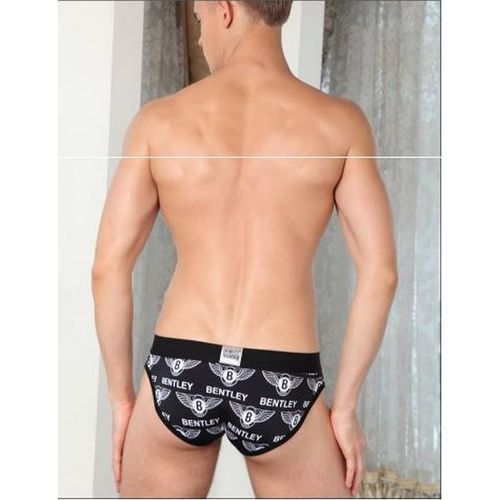 Мужские трусы брифы черные MBOER