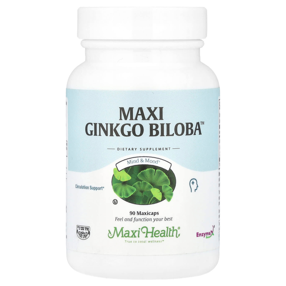 Maxi Health, Maxi Ginkgo Biloba ™, 90 капсул