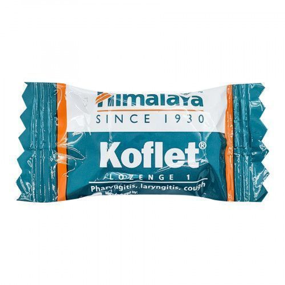 Аюрведические леденцы с имбирем кофлет 10 шт koflet Himalaya