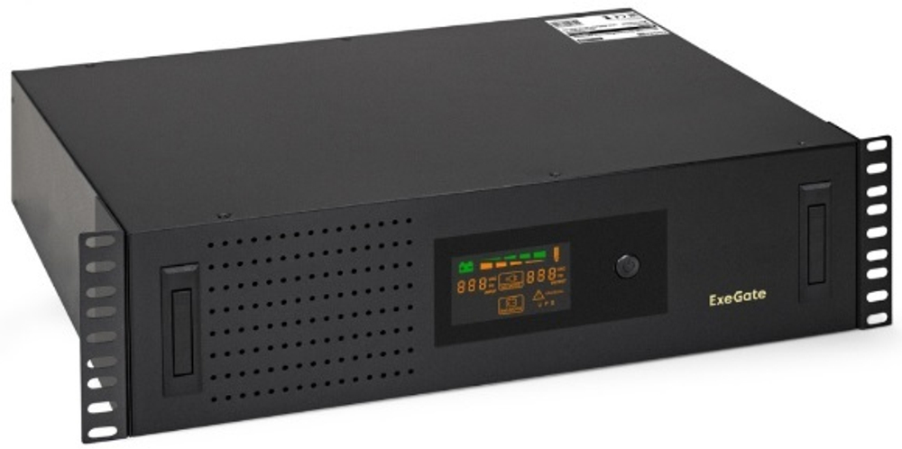 Источник бесперебойного питания  Exegate ServerRM UNL-1200.LCD.AVR.8C13.RJ.USB.1U