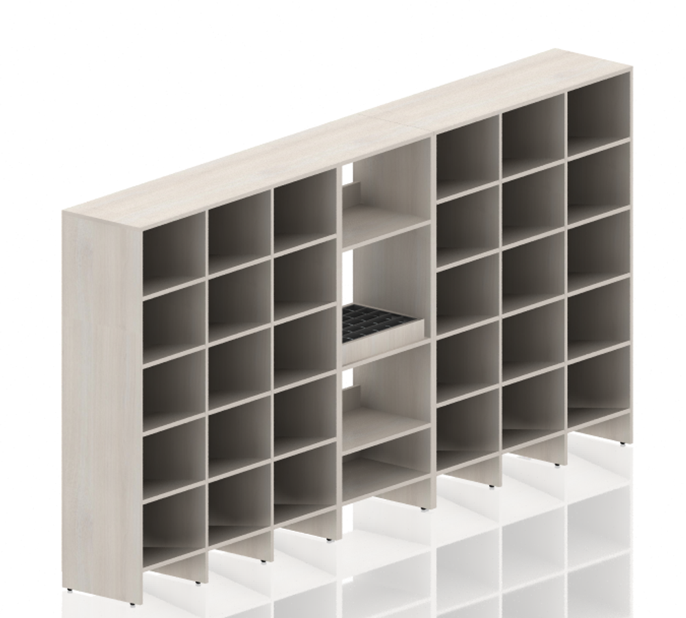 Стеллаж для хранения телефонов и рюкзаков 30 коллекции Поколение А