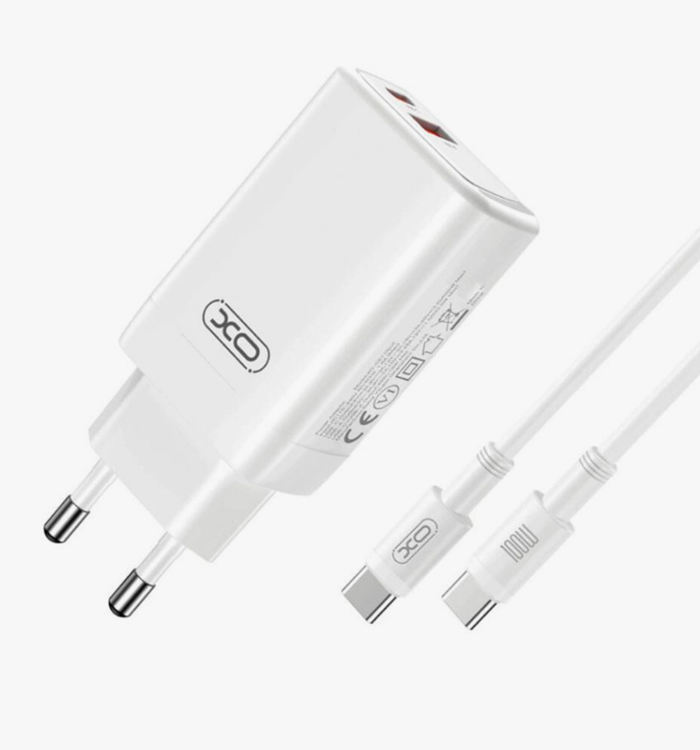 СЗУ XO CE17 65W (белый)