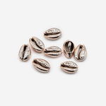 Ракушки Каури без отверстия, покрытие оттенка розового золота, 18-20мм