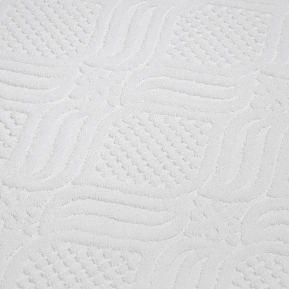 Полотенце банное белое, с кисточками темно-синего цвета из коллекции essential, 70х140 см