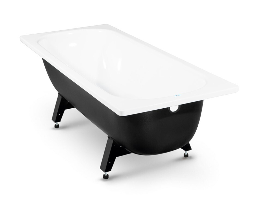 Стальная ванна ВИЗ Reimar (Реймар) 120x70, с ножками