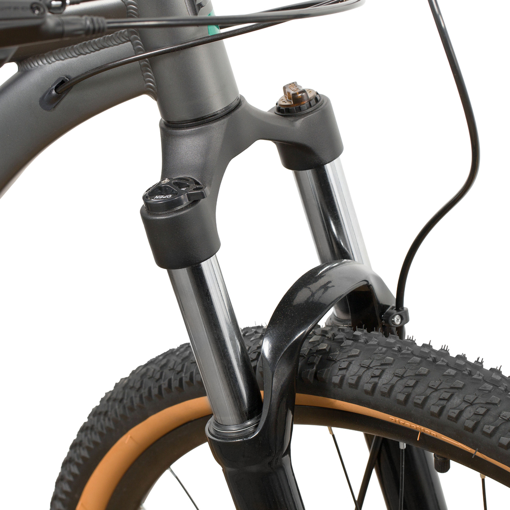 Велосипед 27.5" FOXX HELIX р.16" алюминий, серый