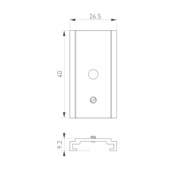 Держатель MAG-ORIENT-HOLDER-2620 (BK) (Arlight, Сталь) 062606
