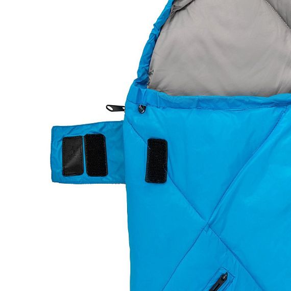 Спальный мешок пуховый (190+30)х75см (t-5C) синий (PR-YJSD-25-B) PR