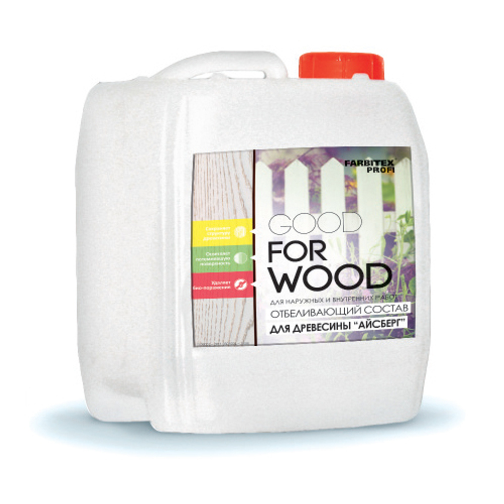 Состав отбеливающий для древесины (5л) FARBITEX ПРОФИ GOOD FOR WOOD